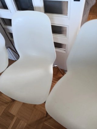 4 Sillas Ikea Blancas