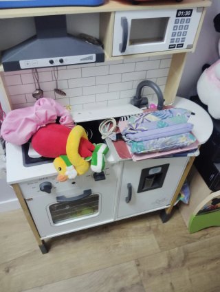 Cocina de madera infantil
