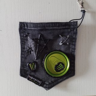 DIY Monster Energy money pouch