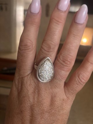 Anillo Plata Ley Ajustable