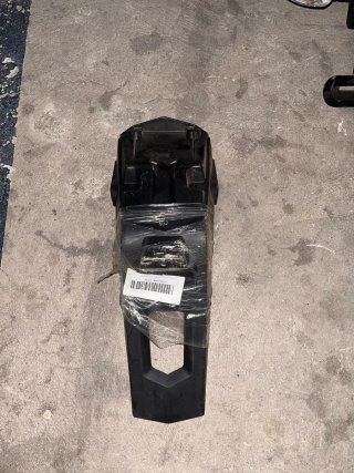 Guardabarros Moto Negro