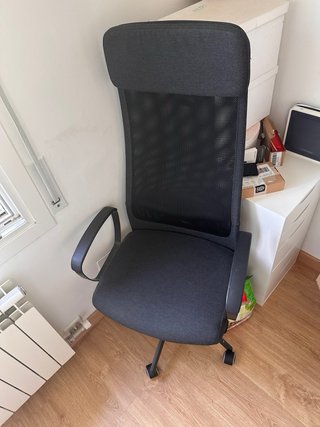 Silla de oficina IKEA Markus gris oscuro