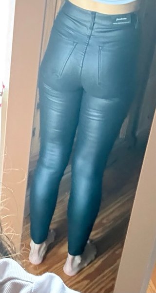 Pantalones leggings efecto piel