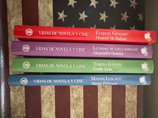 Colección libros Vidas de novela y cine