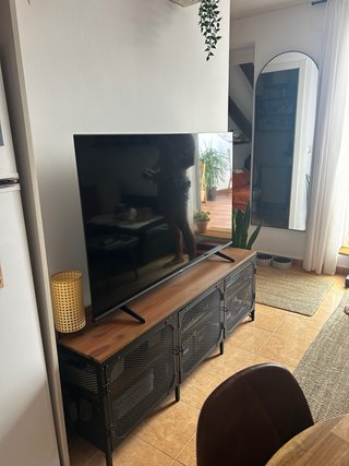 Mueble TV Industrial IKEA Madera y Metal