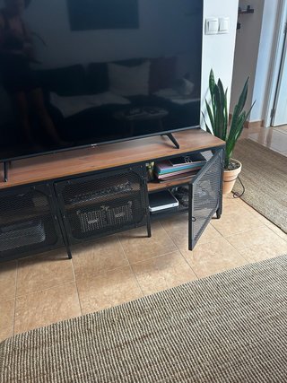 Mueble TV Industrial IKEA Madera y Metal