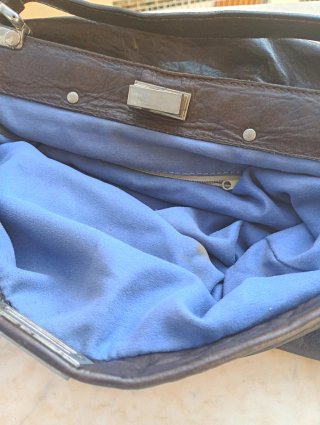 Borsa vintage doppia chiusura
