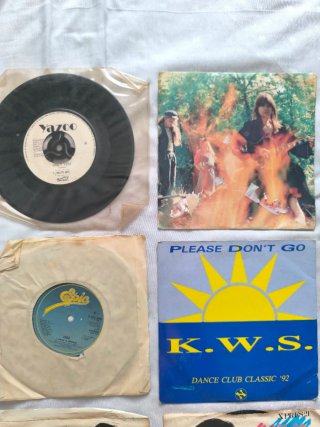 4€ cada uno, 16 Vinilos 7 Dance, Pop, Rock