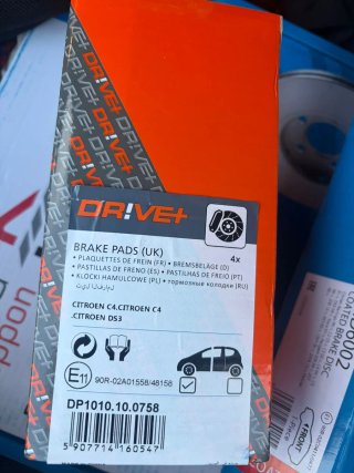 Juego frenos delanteros Citroën/Peugeot