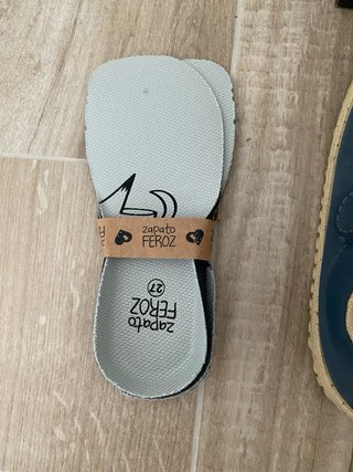Zapato Feroz Rocker Talla 27 Azul