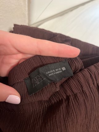 Pantalones Zara Marrones Talla XL