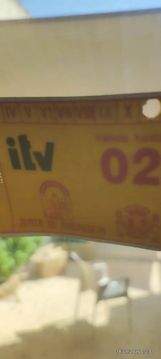 Pegatinas ITV antiguas (lote 3) Andalucía