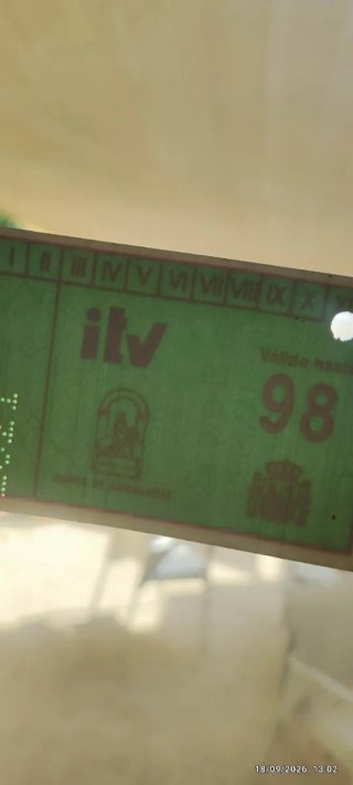 Pegatinas ITV antiguas (lote 3) Andalucía