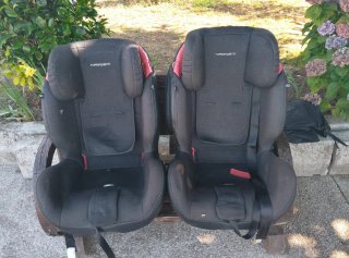 Silla de coche para niños negra