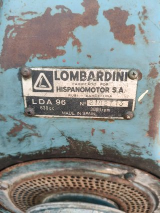 Grupo electrógeno DIESEL Lombardini LDA 96. 638cc