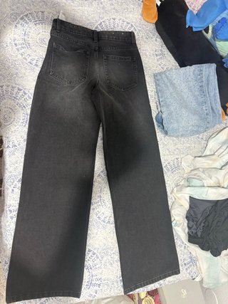 Vaqueros negros anchos sin estrenar