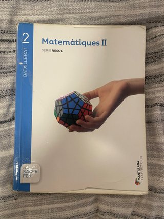 Matemàtiques II, 2 Batxillerat