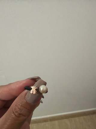 Anillo Tous Oso y Perla Oro Rosa