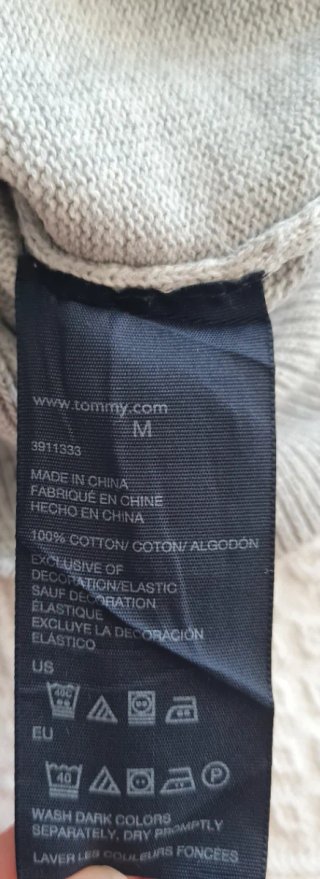 Jersey Tommy Hilfiger gris talla M