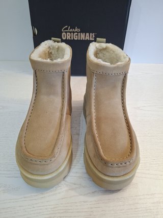 Botines Clarks Originals Meare Rooey Beige