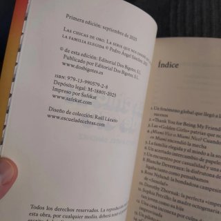 LIBRO LAS CHICAS DE ORO SERIE TV NUEVO