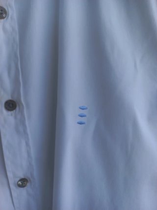 Conjunto Camisa Blanca y Pantalón Gris Talla XL