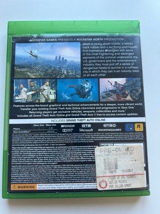 Grand Theft Auto V Xbox One (solo disco)