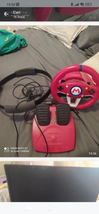 Volante Mario Kart con Pedales