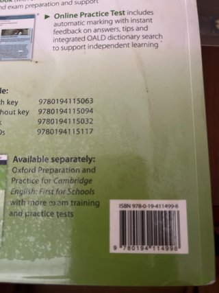 Libro de inglés