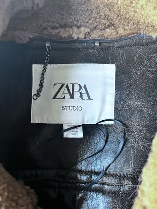 Cazadora Zara efecto piel pelo LIMITED EDITION