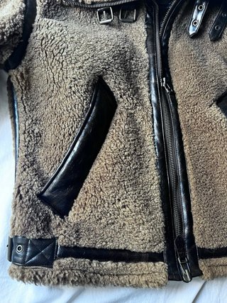 Cazadora Zara efecto piel pelo LIMITED EDITION