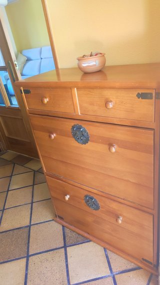 Armario auxiliar zapatero madera maciza
