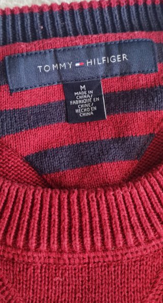 Jersey Tommy Hilfiger Burdeos Talla M