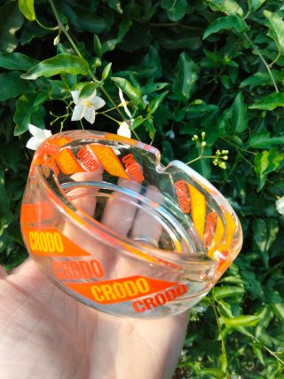 Portaceneri in vetro CRODO e Ramazzotti