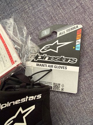 Guantes Alpinestars Manti Air Negro/Blanco Talla L