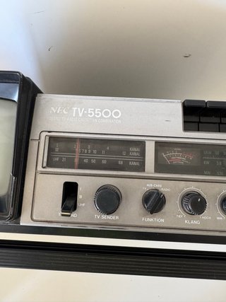 NEC TV-5500 Vintage-TV,Radio,Cassette-para reparar