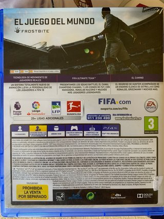 Caja PS4 + FIFA 18
