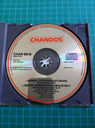 CD Khachaturian Kabalevsky Mordkovitch Chandos