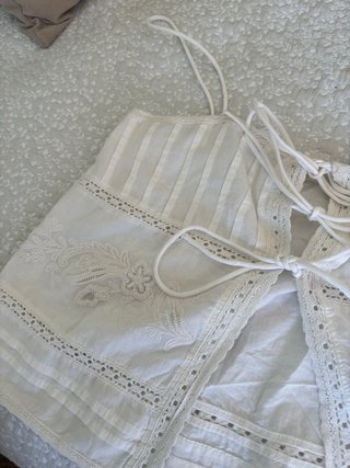 Blusa Zara blanca talla XS Sin estrenar