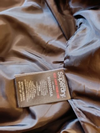Abrigo Superdry Negro