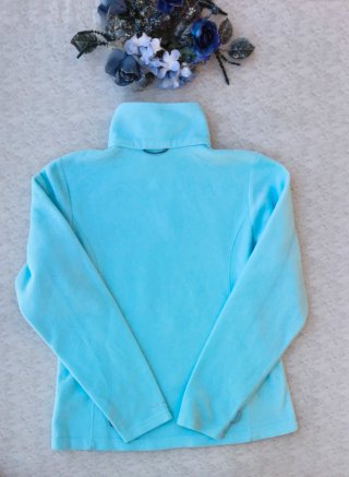 Felpa Columbia-pile leggero- Azzurra-S-Donna!