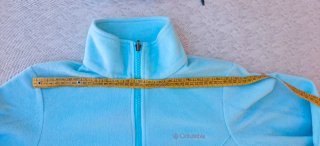 Felpa Columbia-pile leggero- Azzurra-S-Donna!
