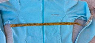 Felpa Columbia-pile leggero- Azzurra-S-Donna!