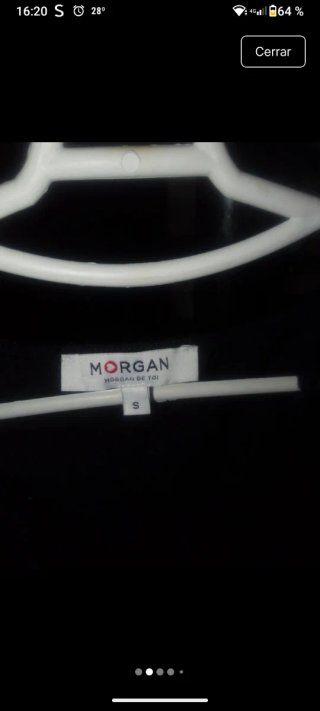 Blusa Morgan S Negra Encaje