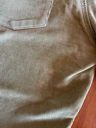 Pantalones de pana beige mujer
