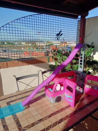 Autocaravana Barbie Rosa