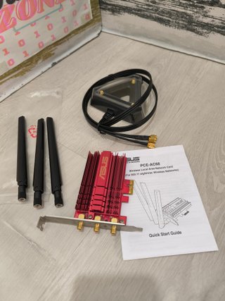 Adaptador ASUS PCI-E AC68 WiFi 1.3Gbps