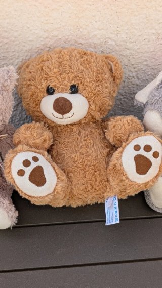 Lote de 5 peluches de osos y corazón