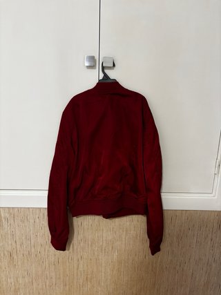 Chaqueta Bomber Pull&Bear Roja Talla M