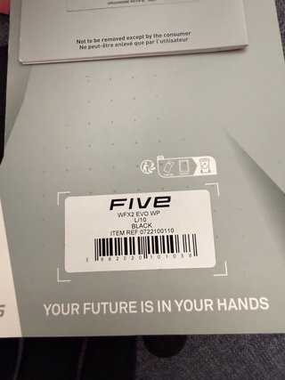 Guantes FIVE WFX2 EVO WP Talla L/10 Negros